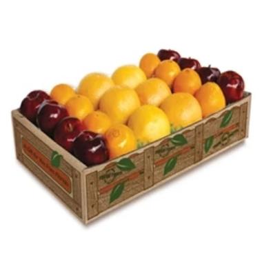 1 Fruit Tray Crisp Red Delicious Apples, sweet Navel Oranges, juicy Ruby Red Grapefruit mix