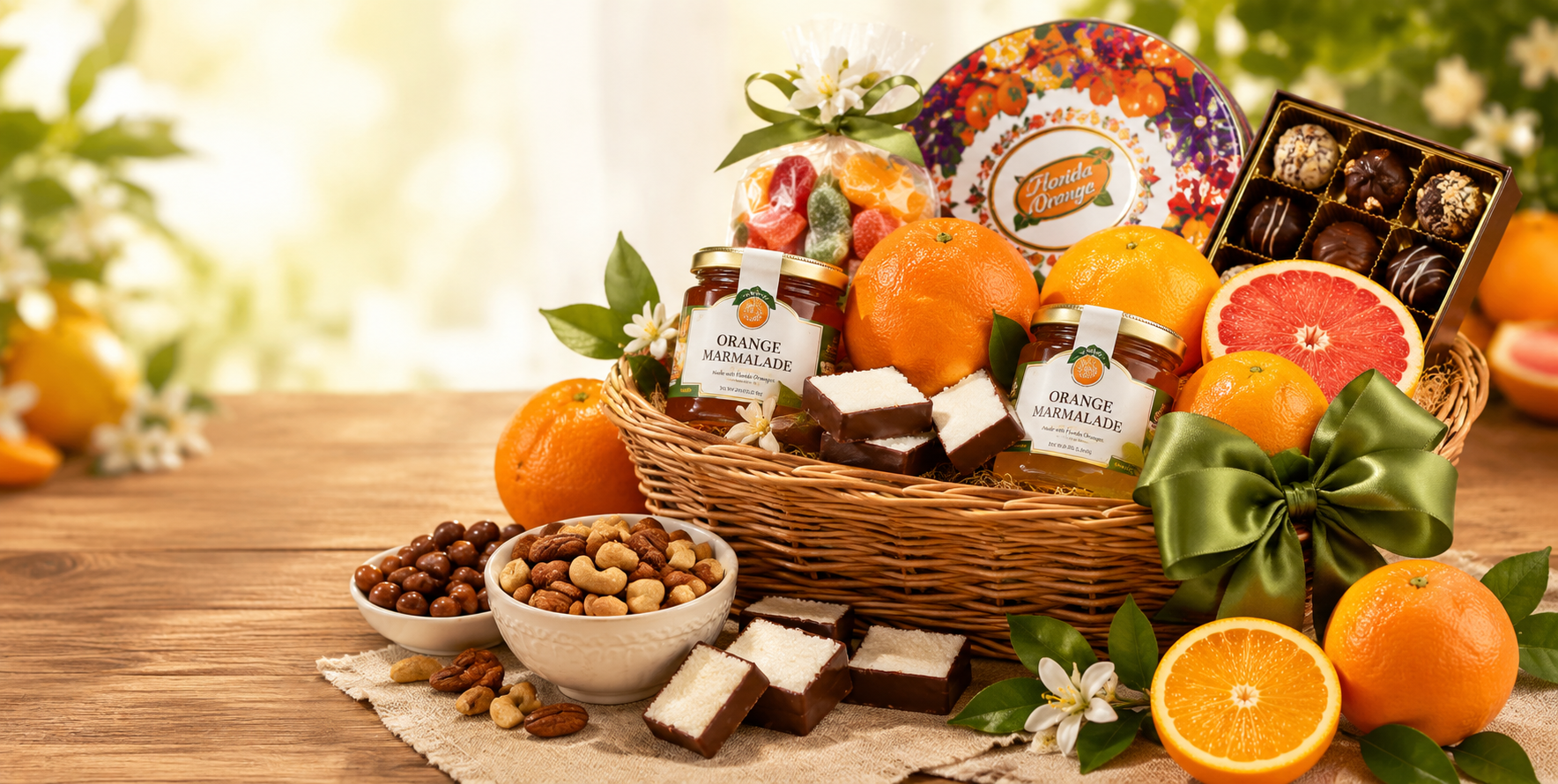 Premium Florida Citrus with Gourmet Treats