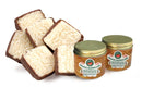 Two jars of handcrafted Florida marmalade with coconut patties included in this deluxe citrus gift